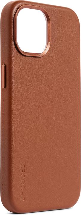Productafbeelding Decoded Leren achterkant voor iPhone 15 Plus Bruin (Apple iPhone 15 Plus)