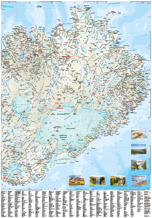 Image du produit Carte d'Islande / Iceland (1:425.000)