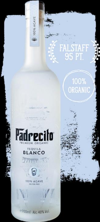 Produktbild Padre Azul PADRECITO Premium Organic Tequila Blanco 100% Agave 40% Vol. 0,7l (1 x 70 cl)