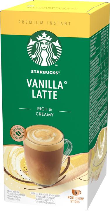 Image du produit Starbucks Latte à la vanille (139.30 g)