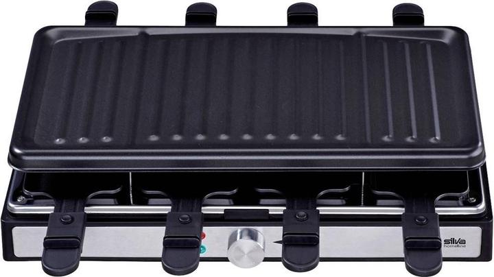 Actual product image Silva Homeline PK-R 088 Raclette 8 pans, non-stick coating, overheating protection