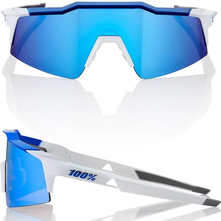 Actual product image 100% Speedcraft SL (Mat white, Metallic Blue, HiPer blue multilayer mirror)