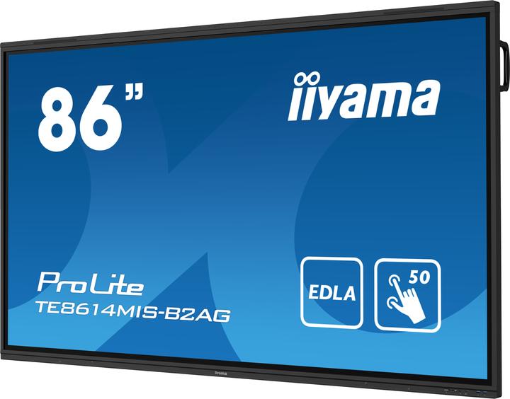Immagine prodotto iiyama PANNELLO VA DA 85,6 POLLICI ANTIRIFLESSO A 50 PUNTI 3840X2160 6,5MS 435CD/M2 (3840 x 2160 pixel, 86")