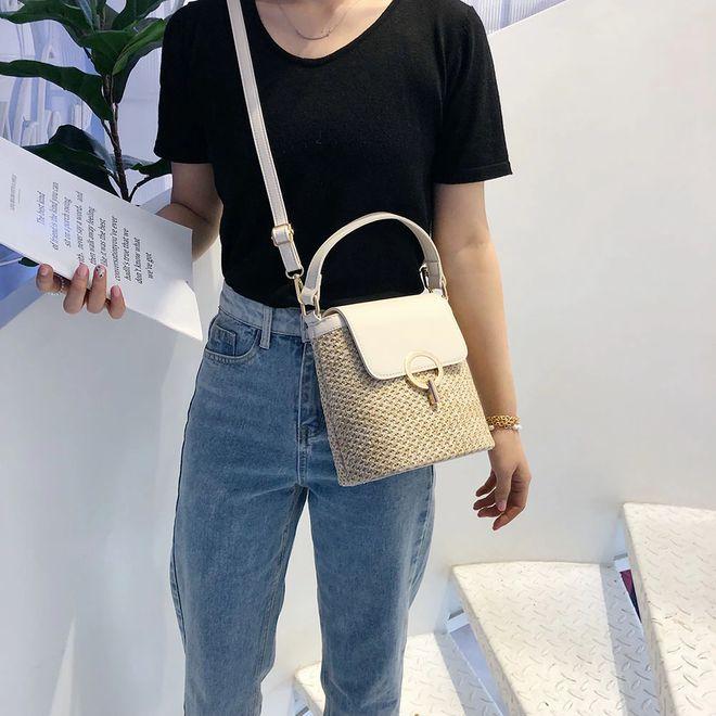 Actual product image MU Style Straw handbag