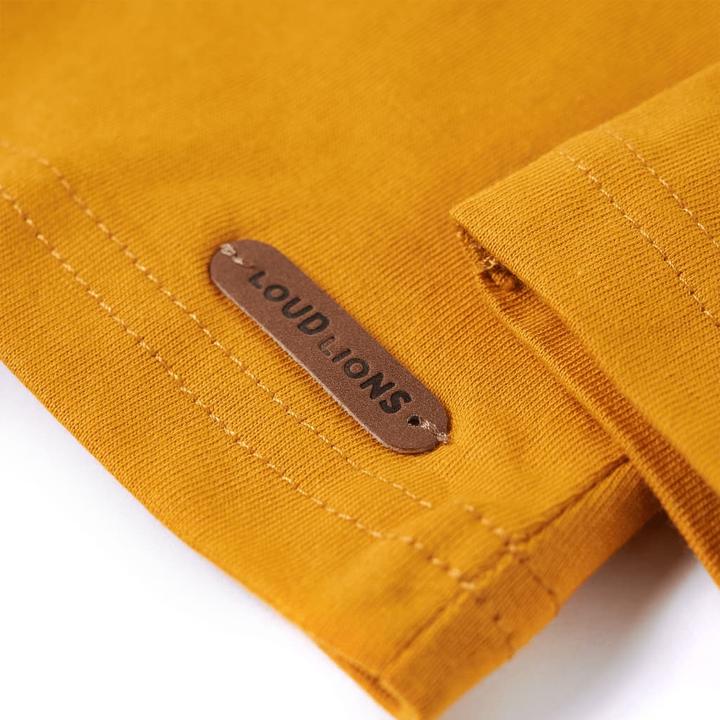 Produktbild VidaXL Kinder-Langarmshirt Ocker 104,Material: 100 (104)