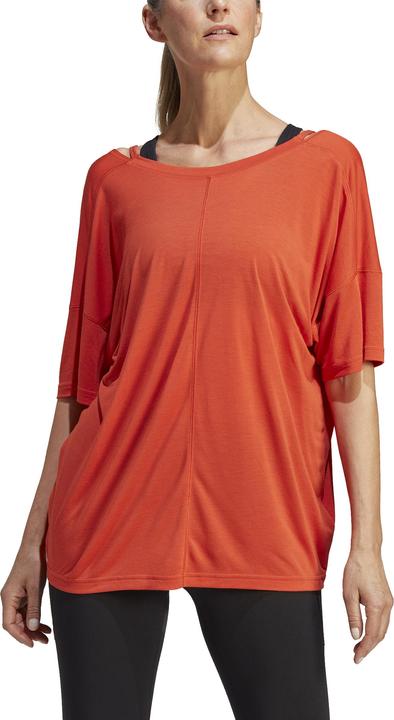 Actual product image adidas W Yoga Studio Open Tee Ladies T-Shirt (S)
