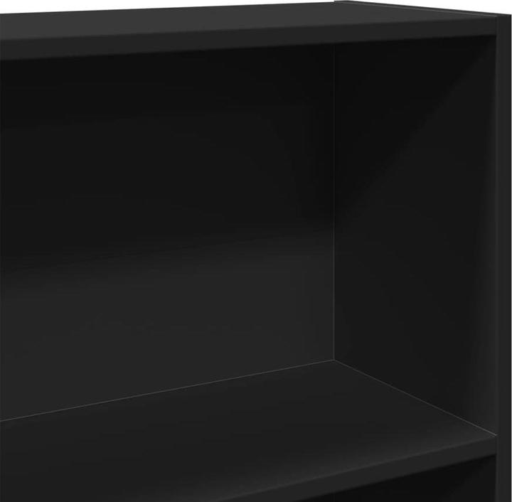 Actual product image VidaXL Bücherregal Bücherschrank Standregal Raumteiler Schwarz Holzwerkstoff (80 x 30 x 189 cm)