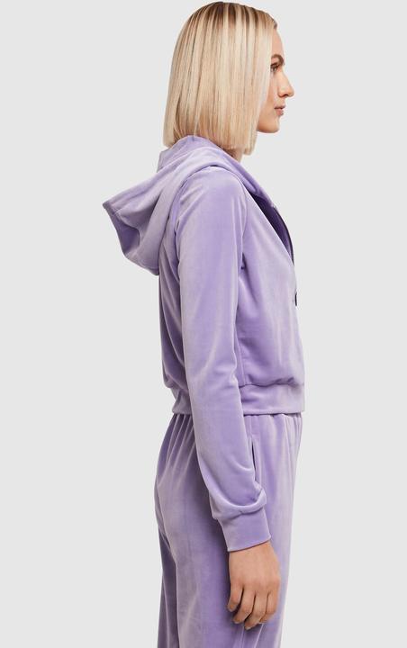 Immagine prodotto Urban Classics Felpa corta da donna con cappuccio in velluto (XL)
