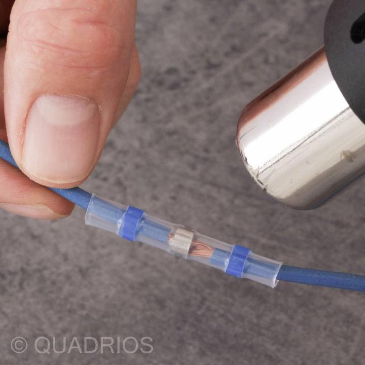 Produktbild Quadrios 22C464 Stossverbinder mit Schrumpfschlauch 4.0 mm² 6.0 mm² Vollisoliert Gelb 1 Set