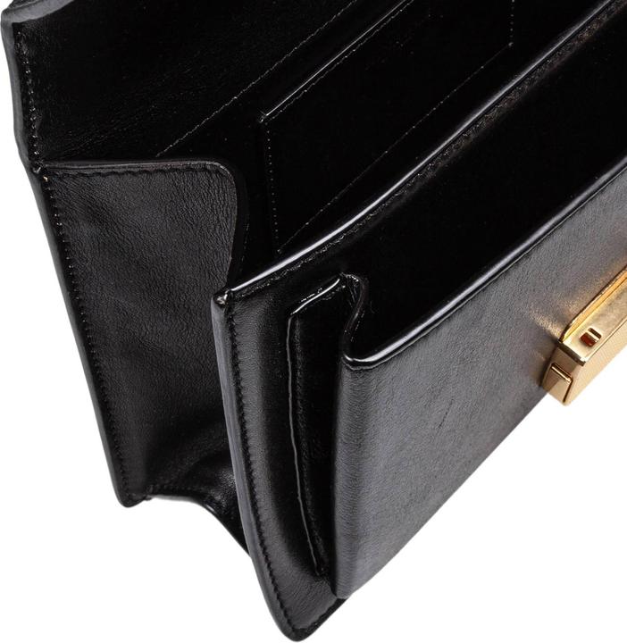 Actual product image Golden Goose venezia handbag in black leather