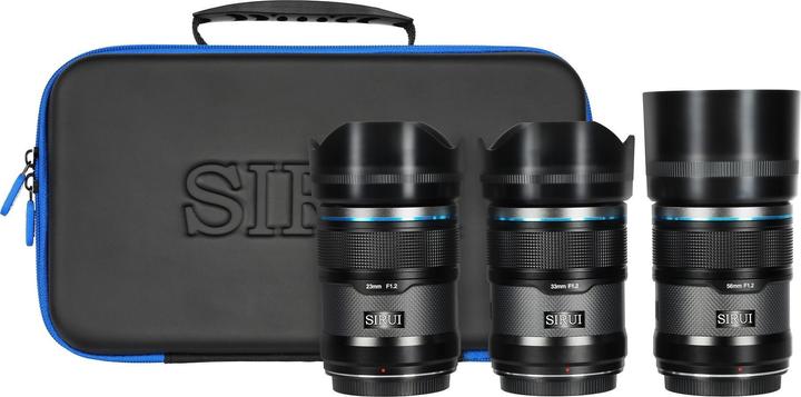 Produktbild Sirui Sniper Set AS-3S-XB 23mm, 33mm & 56mm F1.2 APSC Auto-Focus Lens Kit (Fujifilm X, APS-C / DX)