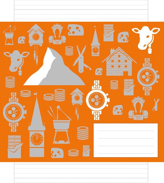 Image du produit Naturaline Cahier scolaire FSC (E5, À rayures, Couverture rigide)