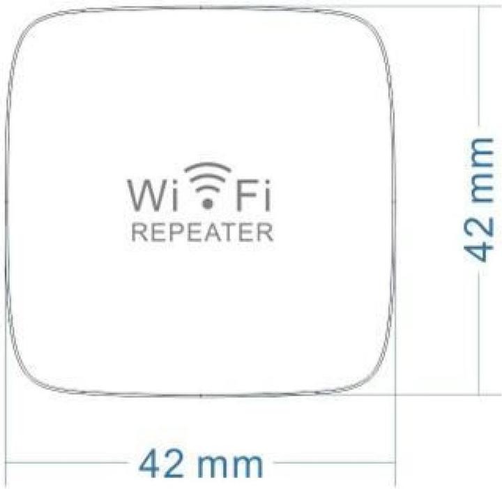Actual product image Techly I-WL-REPEATER7 Network expansion module Network repeater 10 (300 Mbit/s, 300 Mbit/s)