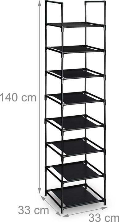 Actual product image Relaxdays Shoe rack (33 x 33 x 140 cm)