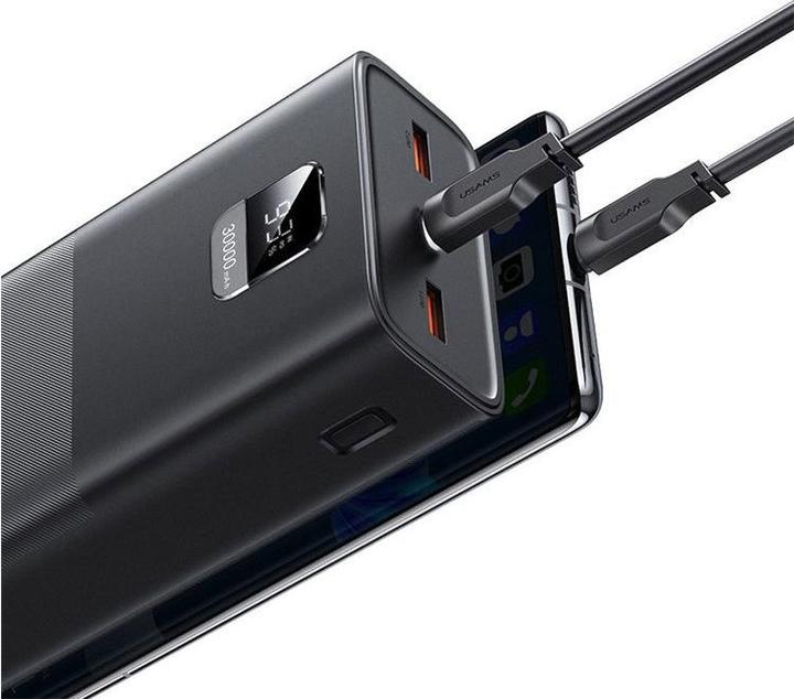Actual product image Usams Yattu Series (30000 mAh, 65 W, 111 Wh)