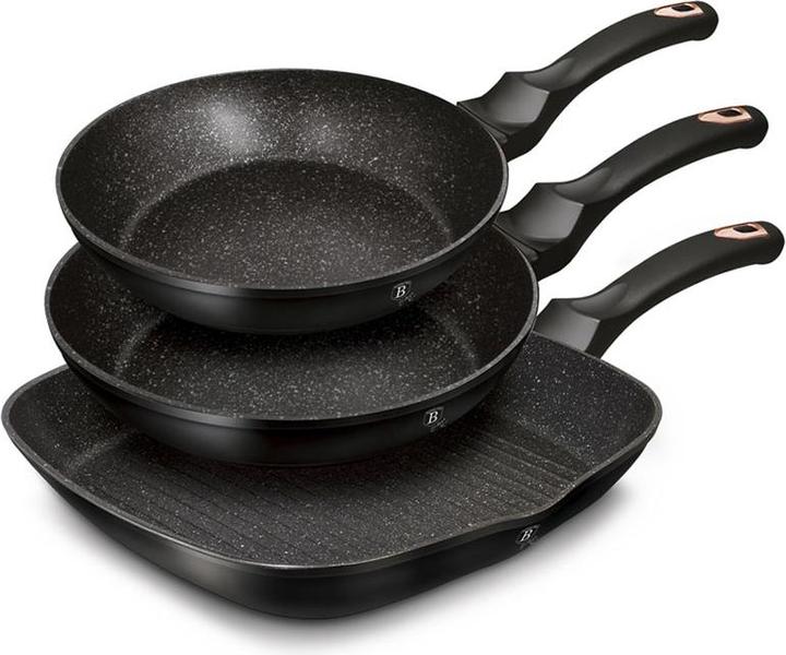 Productafbeelding BerlingerHaus 3-delige koekenpannenset (Kookpotten en pannenset, Aluminium)