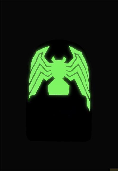 Actual product image Difuzed Spider-Man backpack Venom 2 Glow in the Dark