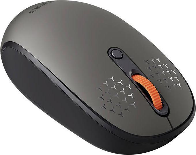 Actual product image Baseus Wireless Mouse F01B Tri-Mode 2.4 G BT 5.0 1600 DPI (frosty grey) (Wireless)