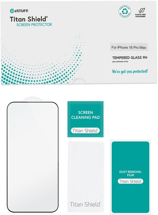 Actual product image eSTUFF INFINITE Apple iPhone 16 Pro (10 Piece, Apple iPhone 16 Pro Max)