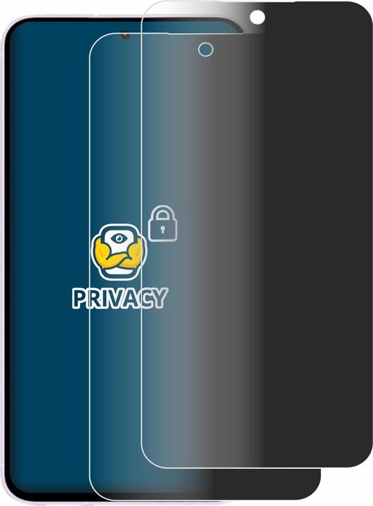 Produktbild BROTECT Sichtschutzfolie Anti-Spy Privacy Folie Blaulicht-Schutz (2 Stück, Samsung Galaxy A56)
