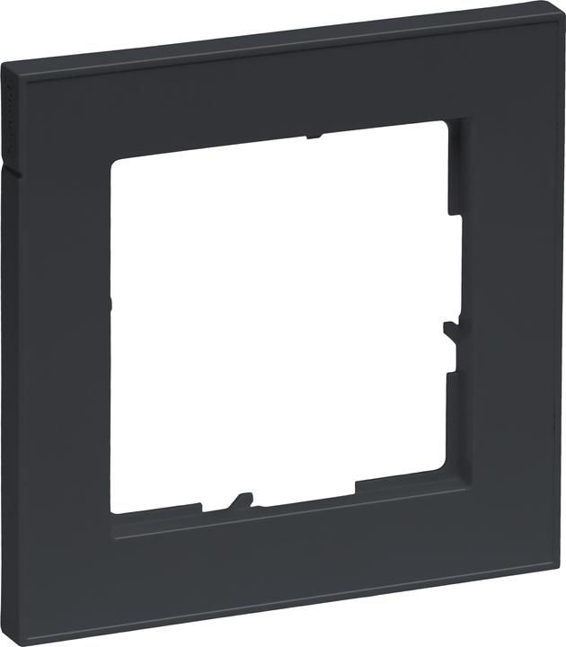 Actual product image Legrand SEANO+1-gang frame in 765481 in the anthracite lacquered colour version