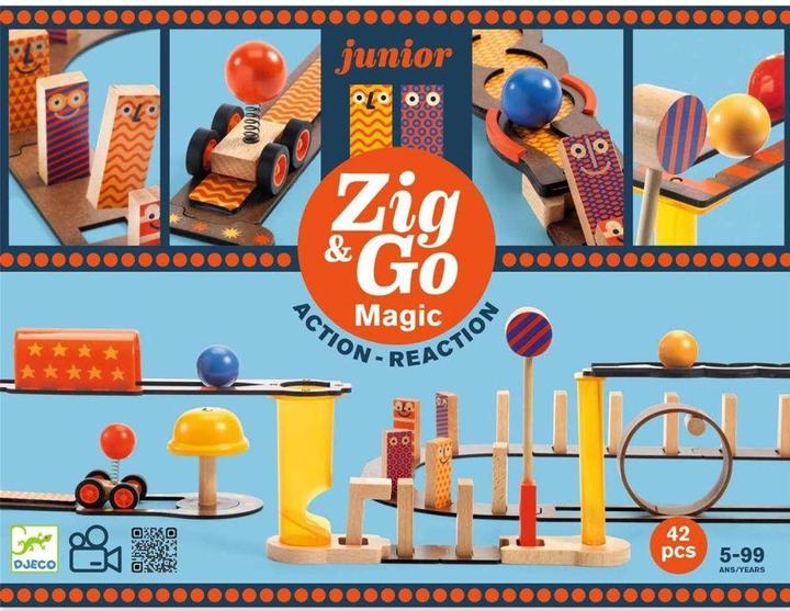 Actual product image Djeco Chain reaction game Zig & Go Junior