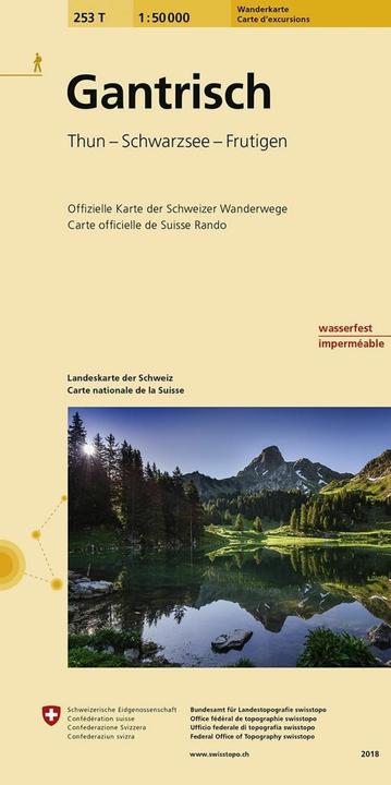 Image du produit Carte géographique 253T Gantrisch 1:50'000