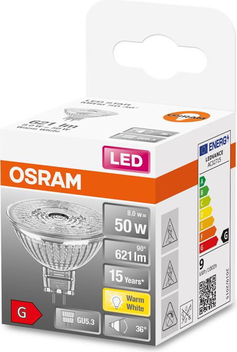 Produktbild Osram Led Star Mr16 (GU5.3, 6.50 W, 621 lm, 1 x, G)
