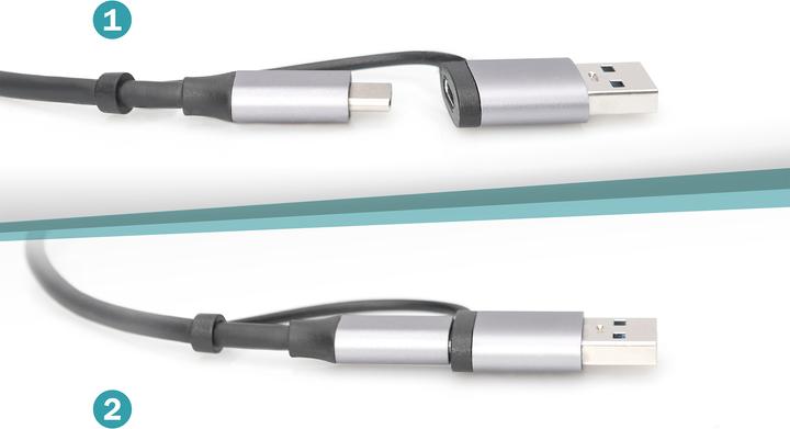Actual product image Digitus DN-3028 (USB, USB-C, RJ45 2.5 Gigabit Ethernet (1x))