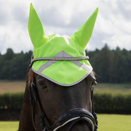 Produktbild Horze Reflektierende Fliegenhaube für Pferde