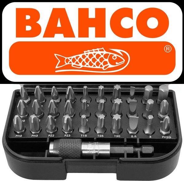 Produktbild Bahco 1/4"-Bitsatz für Schlitz, Phillips-, Pozidriv-, Sechskant- und TORX-Schrauben 40,25 mm × 104,90 m (5/16")