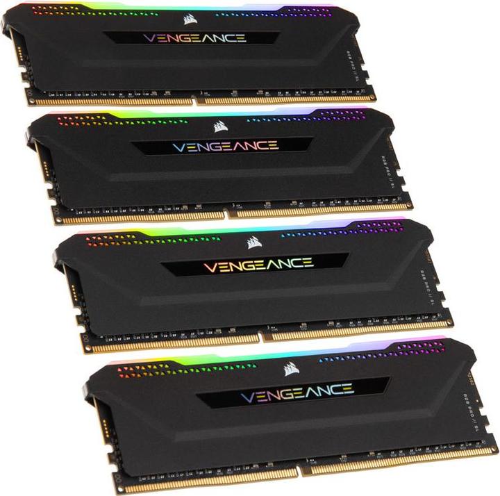 Actual product image Corsair Vengeance RGB Pro SL (4 x 8GB, 3600 MHz, DDR4-RAM, DIMM)