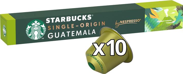 Actual product image Starbucks Single-Origin Guatemala by Nespresso Blonde Roast coffee (10 x Port.)