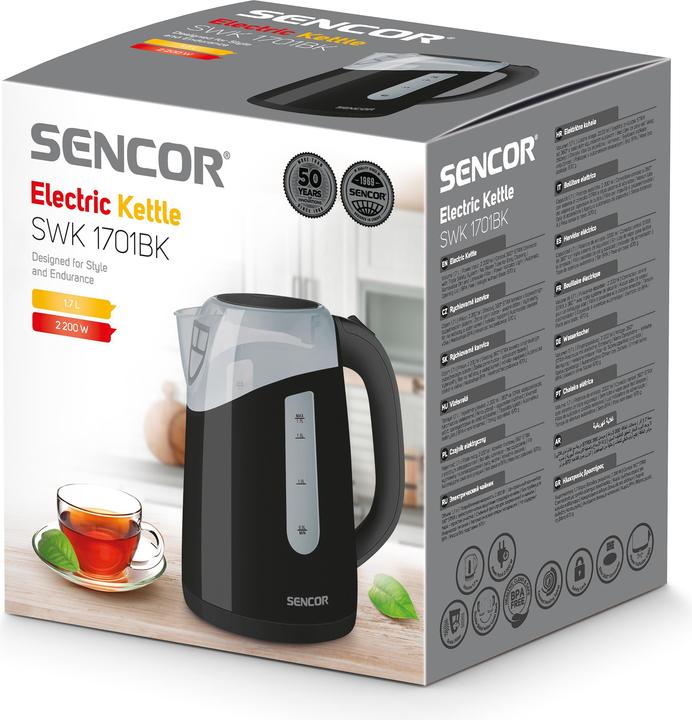Actual product image Sencor SWK 1701BK black (1.70 l)