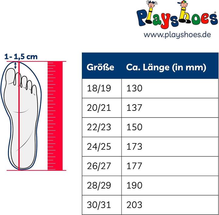 Produktbild Playshoes Barfussschuh (18, 19)