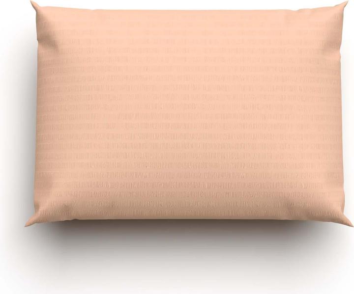 Immagine prodotto Lotus Bettwaren Biancheria da letto in raso Seersucker uni (Copricuscino, 50 x 70 cm)