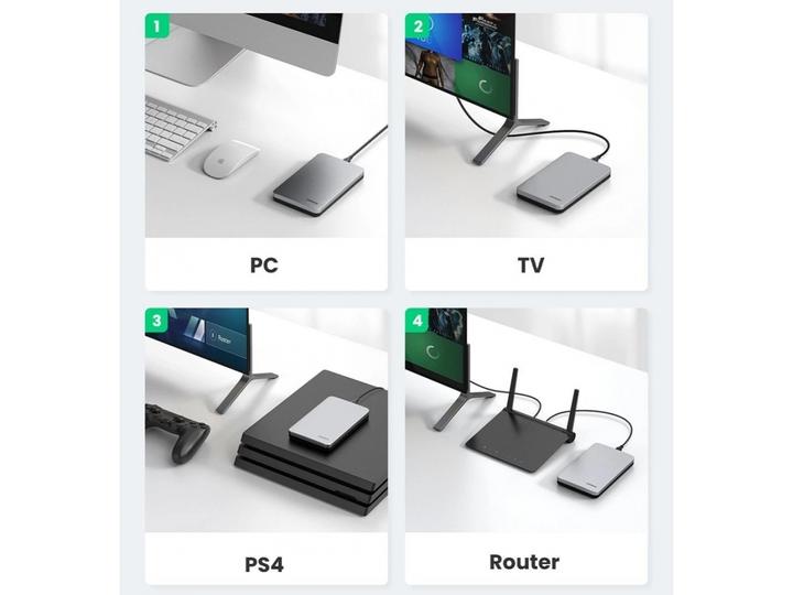 Produktbild Ugreen Aluminium Gehäuse (2.5")