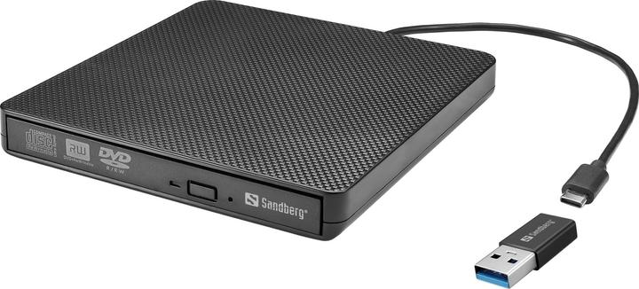Sandberg Lecteur DVD USB-C/A (Lecteur DVD)
