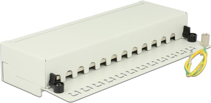 Produktbild Delock 12-Port Desktop Patchpanel Cat.6, geschirmt