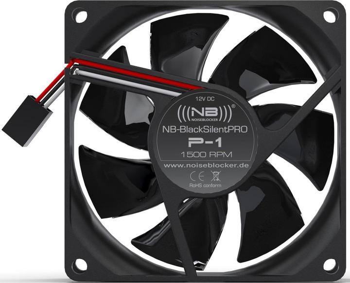 Produktbild Noiseblocker NB-BlacksilentPRO P-P (80 mm, 1 x)