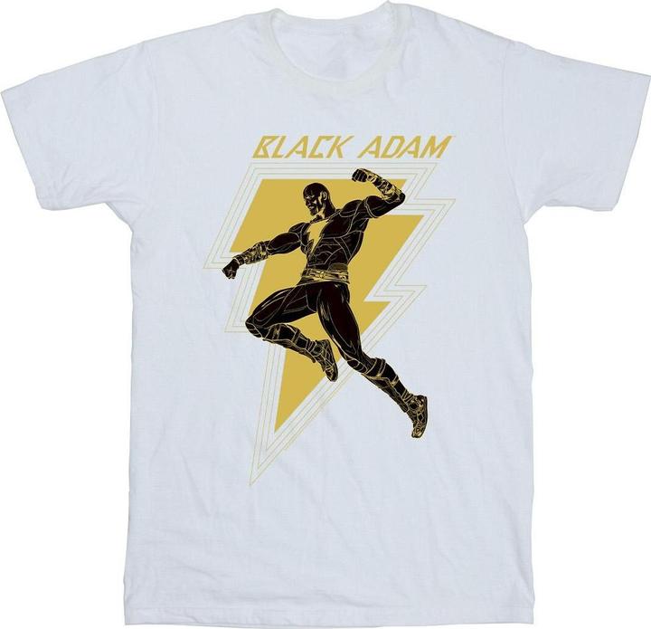 Immagine prodotto Black Adam Golden Bolt Chest Maglietta Ragazzi (140, 146)