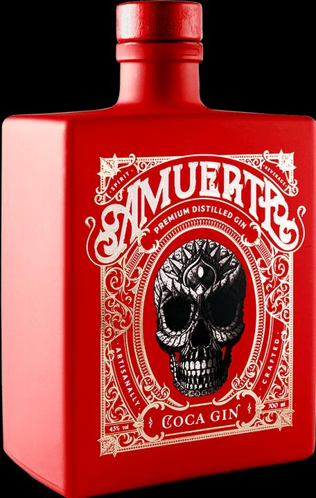 Actual product image Amuerte Gin Coca Leaf Red Edition (1 x 70 cl)