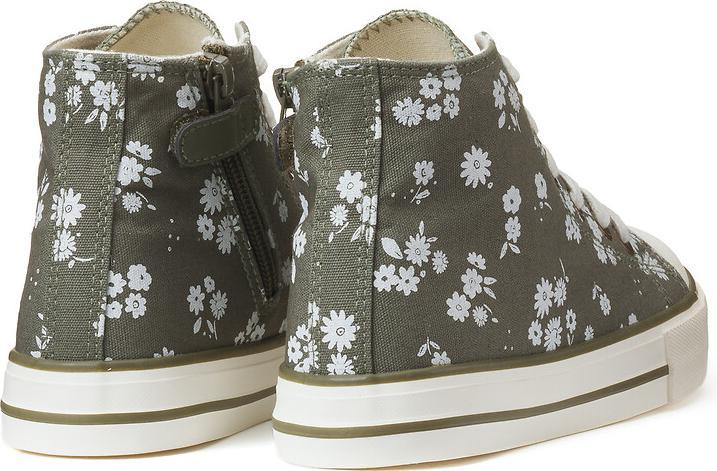 Image du produit La Redoute Collections Baskets hautes à motif floral (26)