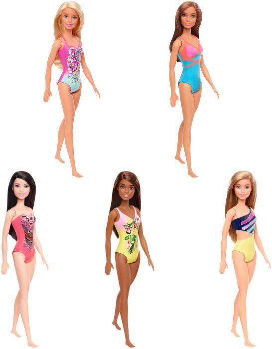 Barbie -Bambola Da Spiaggia Ast Dwj99 Wb6