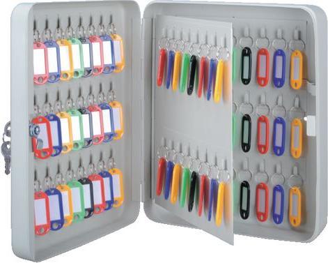 Actual product image Office Depot Key cabinet 240 mm x 300 mm 80 hooks
