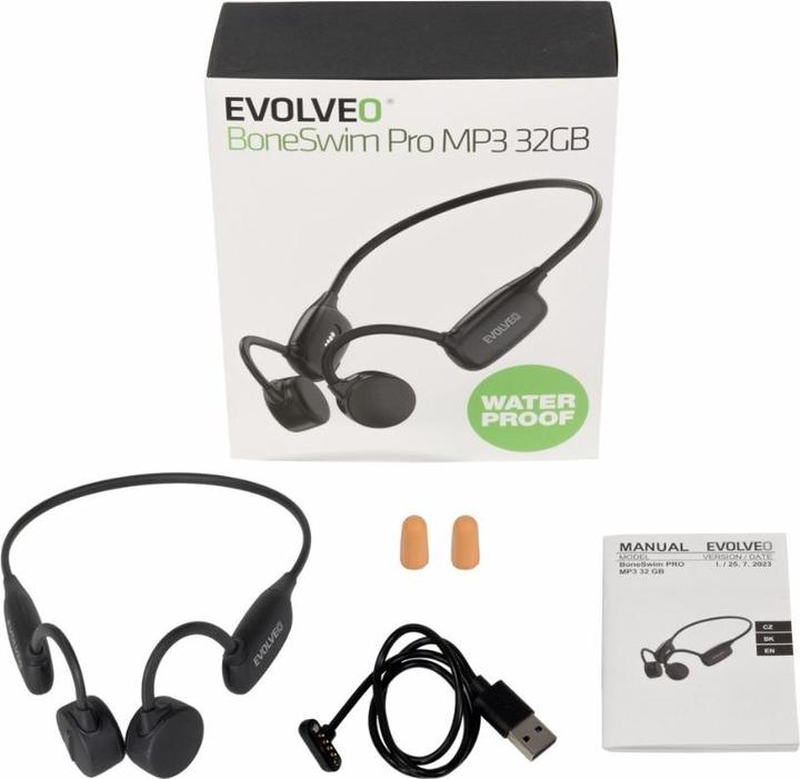 Image du produit Evolveo BoneSwim Pro MP3, bezdrátová (Sans fil)