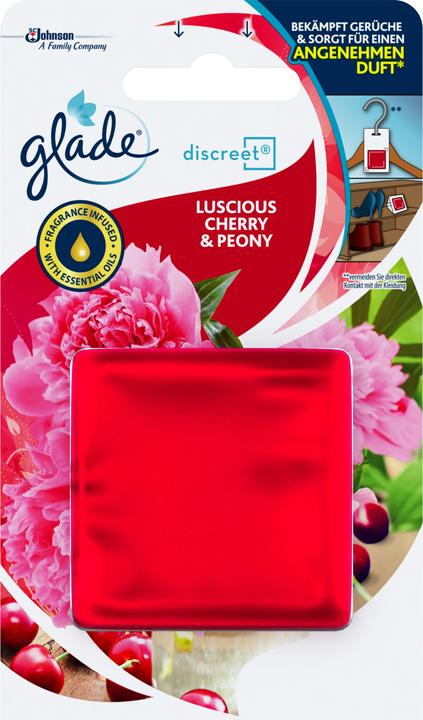 Produktbild Glade Discreet Nachfüller Bezaubernde Kirsche & Pfingstrose (8g)