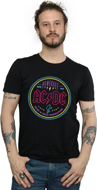 Produktbild AC/DC Circle Neon TShirt (L)