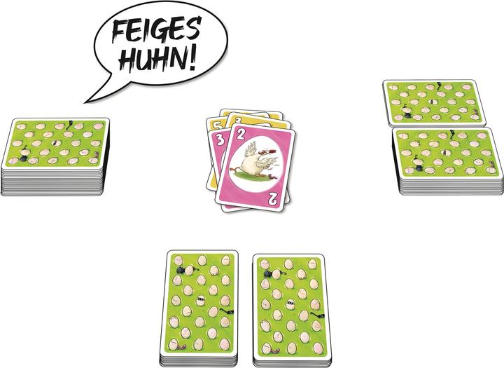 Actual product image Amigo Cowardly chicken! Card game (German)