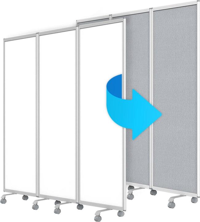 Actual product image Master of Boards Mobile partition wall PRO (180 x 180 cm)
